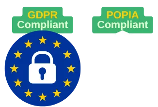 GDPR & POPIA compliance logo
